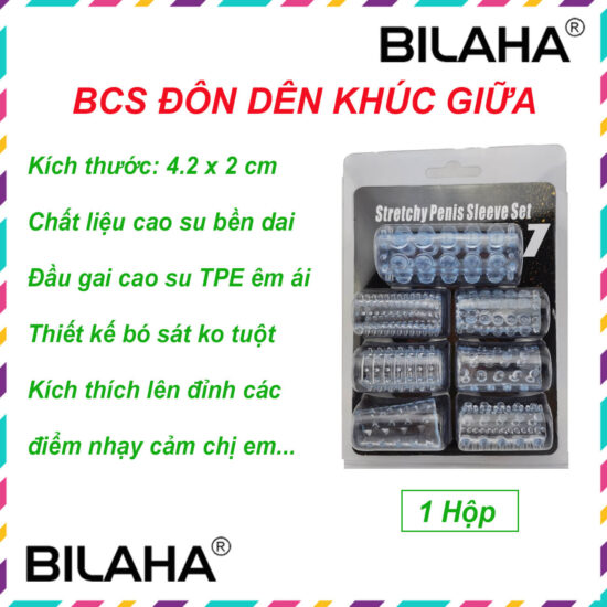 bao cao su, bcs, bao cao su đôn dên, bao cao su khúc giữa, bao cao su gân gai, bao cao su có gai, bilaha