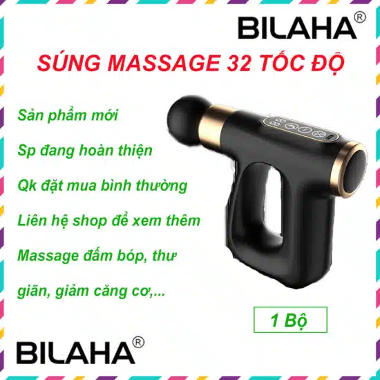 súng massage đấm bóp toàn thân, máy rung đấm bóp, chày rung đấm bóp toàn thân, máy rung giảm căng cơ, máy rung thư giãn